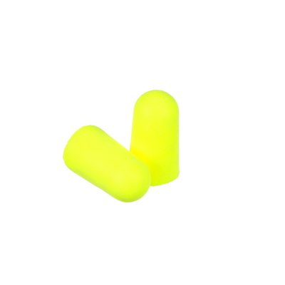 E-A-R soft Yellow Neons Large Uncorded Earplugs, Poly Bag 200 pairs/box (312-1251)