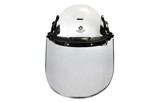 Lock-on Visor Holder & High Impact Rated Face shield