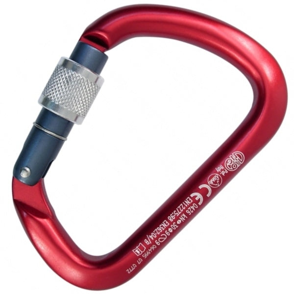 KONG 911.A1 XL Alloy Screw Gate Red