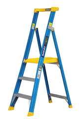 Bailey Ladders Heavy Duty Fibreglass P150-3 150kg Industrial Riveted - 0.9m