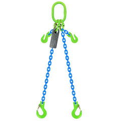 Austlift Grade 100 Chain Sling 6mm 2leg Effective Length C/W Clevis Type Grab Shortner And Clevis Sling Hook Tested