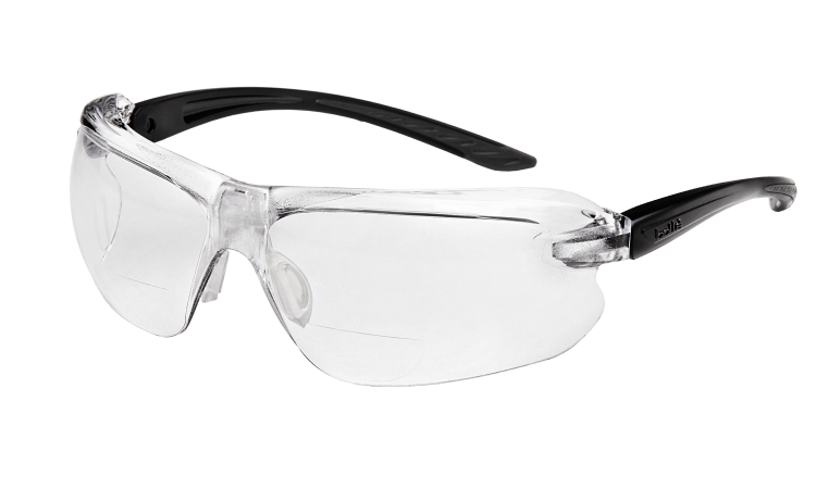 Bolle Safety Glasses IRI-S DIOPTER Black/Grey Temple