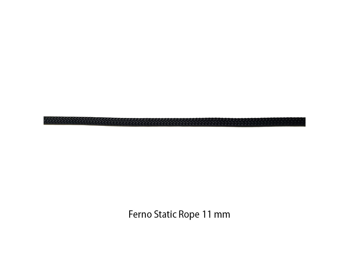 11mm Ferno KMIII Static Rope 200m Black