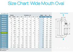 7mm MAILLON RAPIDE - Plated Steel Wide