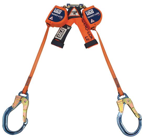 NANO-LOK LE TWIN LEG QUICK CONNECT SELF RETRACTING LIFELINE - WEBBING (3101640)