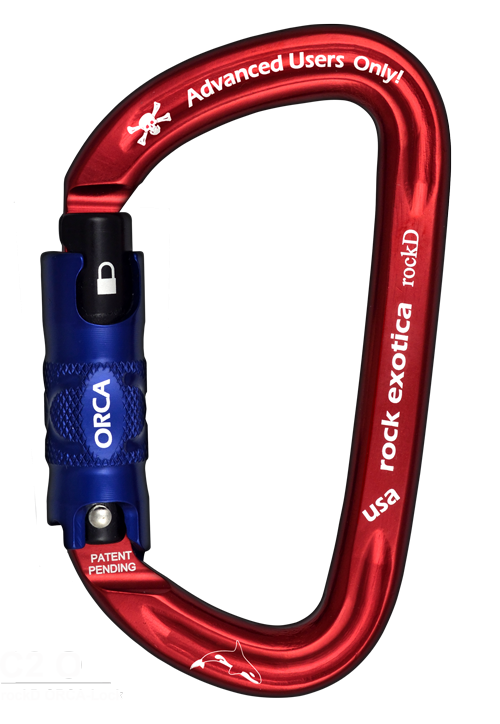 Rock Exotica rockD ORCA-Lock Carabiner - 29Kn
