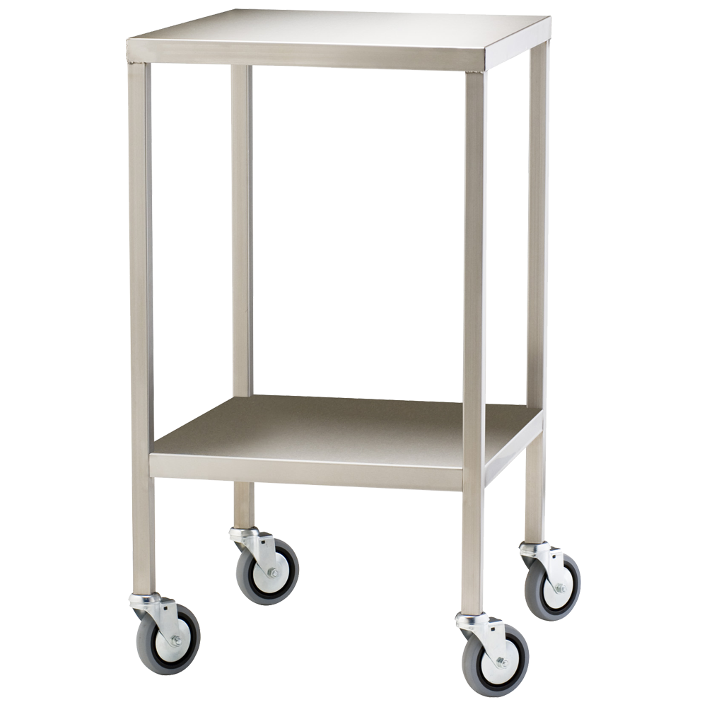Aero Healthcare Small Stainless Steel Trolley 50 x 50 x 90.5cm