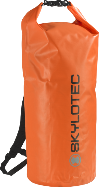 Skylotec Large Drybag - Orange Water Proof Tubular Kit Bag with Rucksack Straps - ACS-0014-OR-L