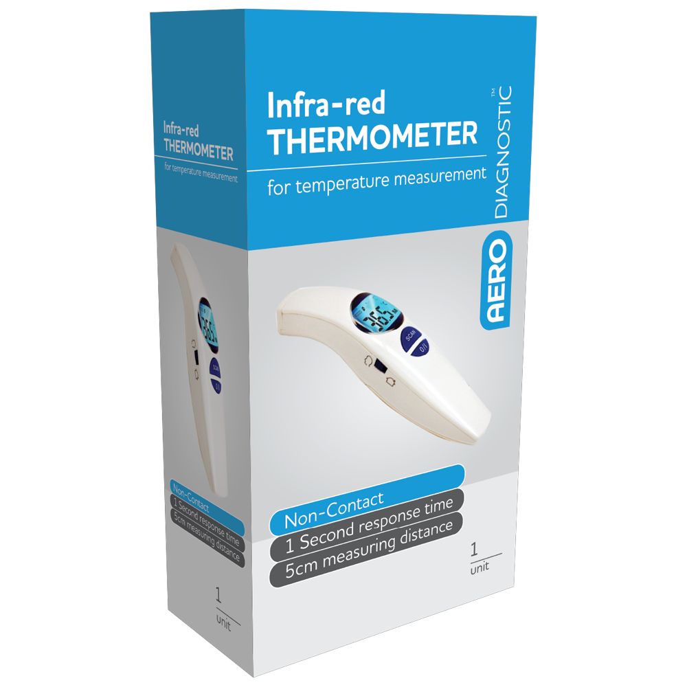 Aero Healthcare AERODIAGNOSTIC Slimline Infrared Forehead Thermometer