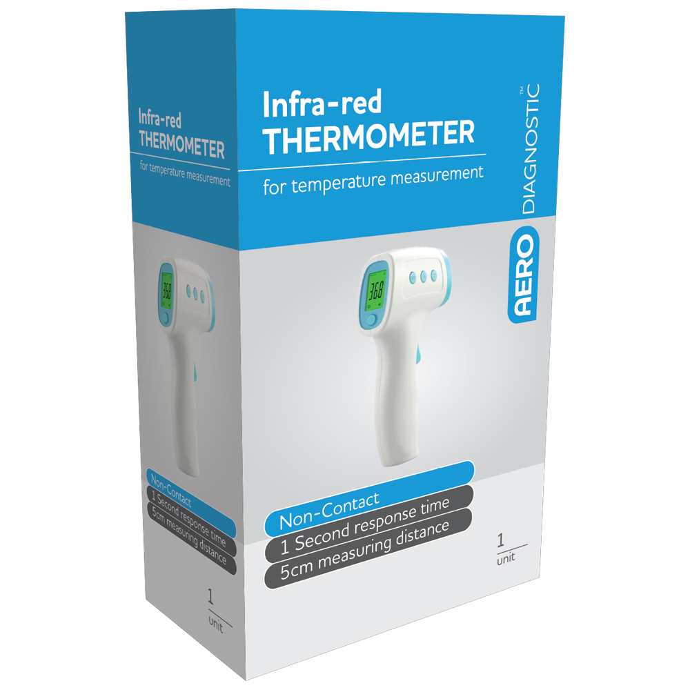 Aero Healthcare AERODIAGNOSTIC Pistol Grip Infrared Forehead Thermometer