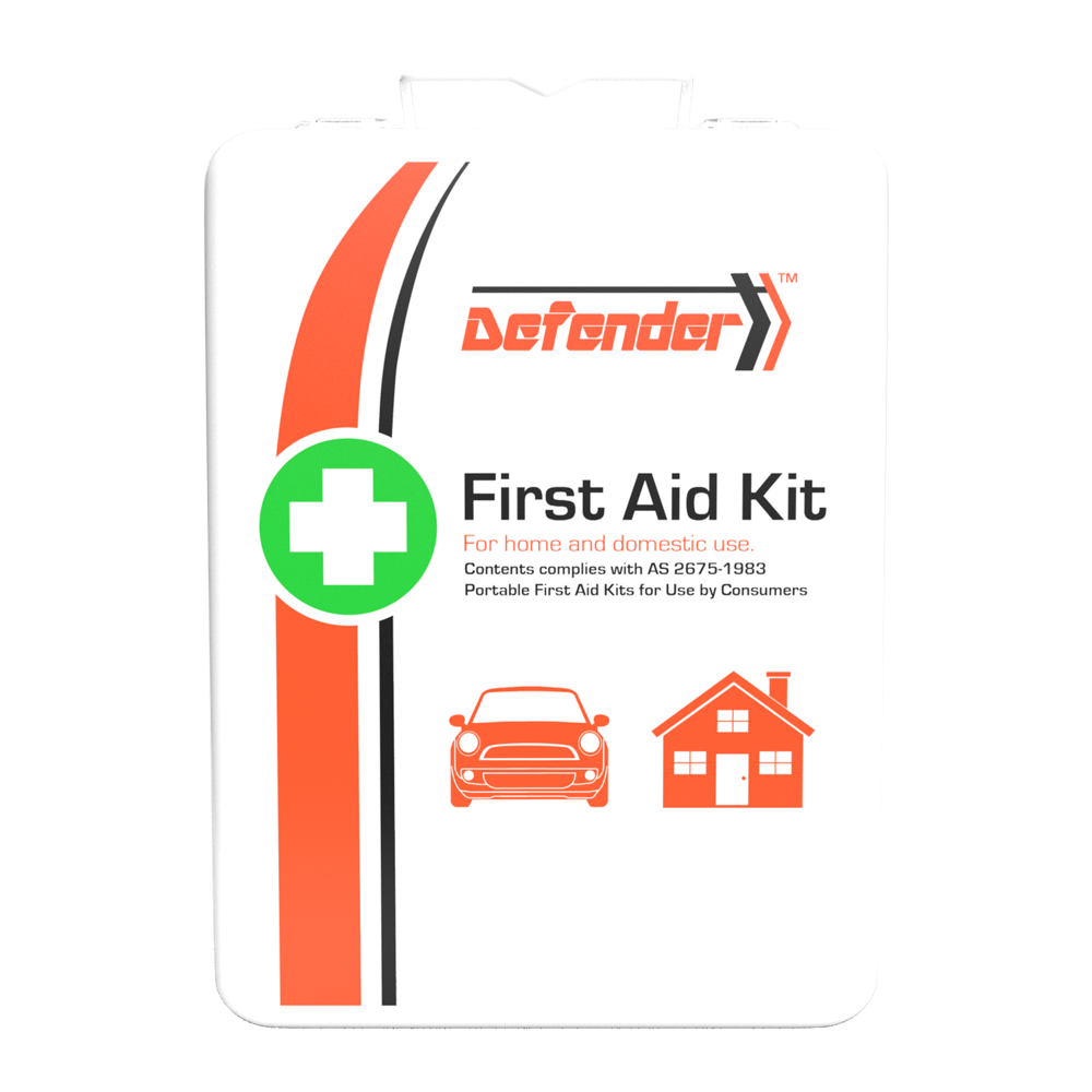 Aero Healthcare DEFENDER 3 Series Metal Tough First Aid Kit 17 x 6.5 x 24cm