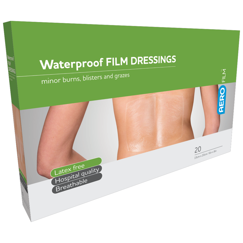 Aero Healthcare AEROFILM Waterproof Film Dressing 15 x 20cm Box/20