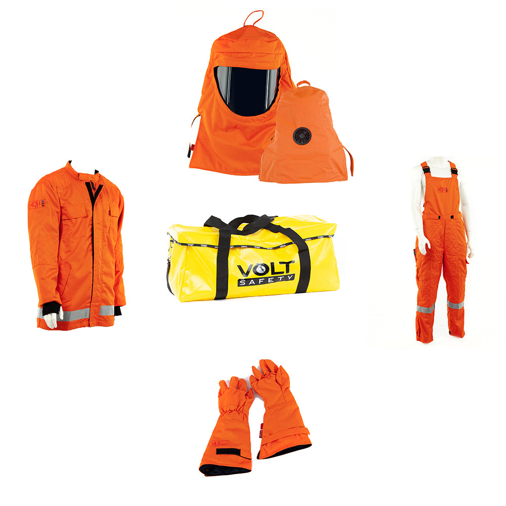 Arc Flash Program Helmets Sherwood Nomex Arc Flash Vented Kit HRC4 43cal/cm2 - Arc Flash Suit ...