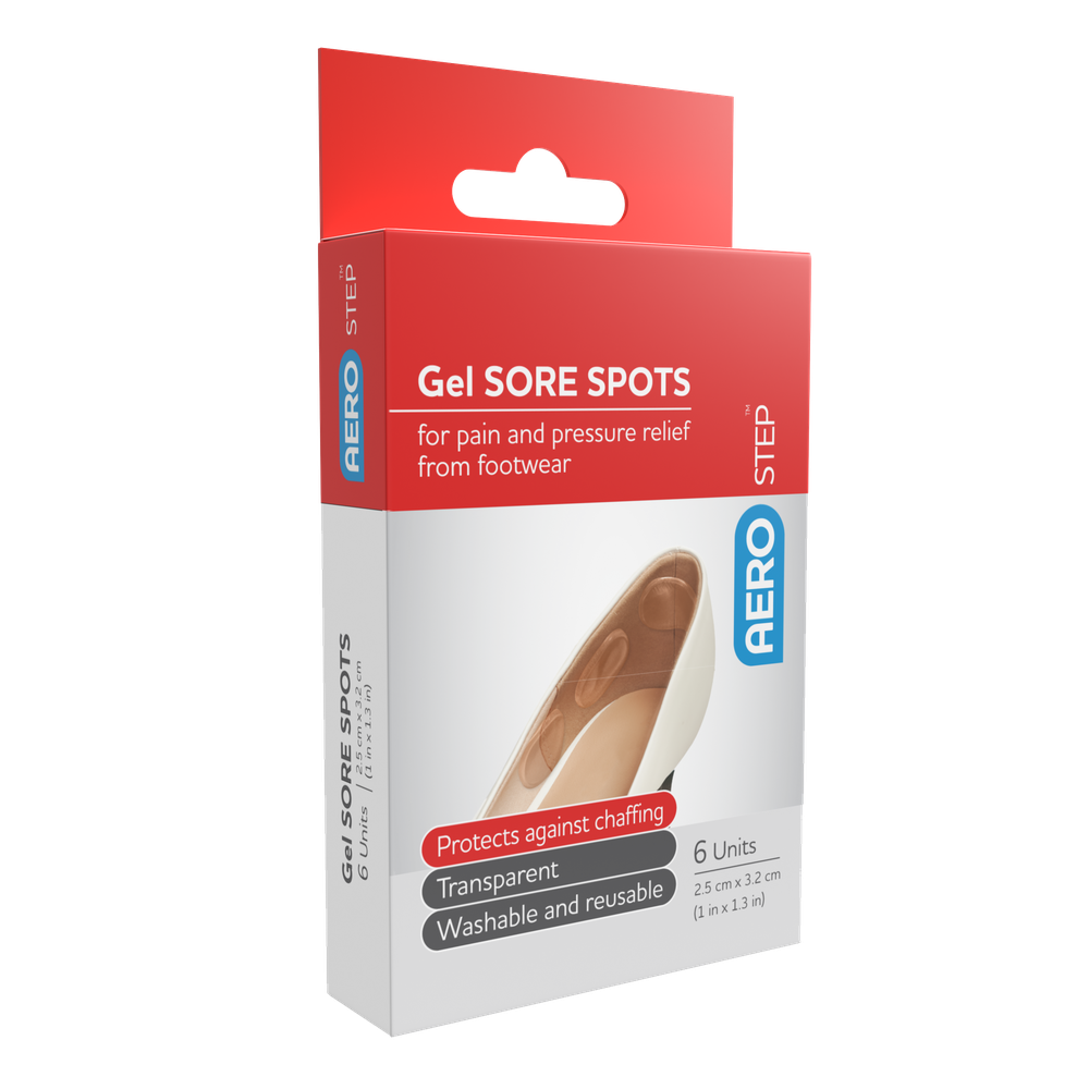 Aero Healthcare AeroStep Gel Sore Spots 6pk