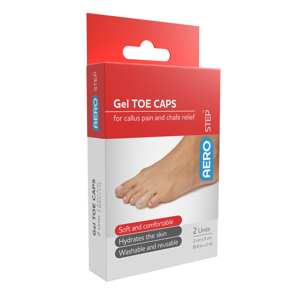 Aero Healthcare AeroStep Gel Toe Cap 2pk