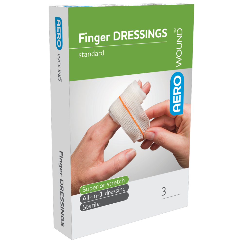 Aero Healthcare AEROWOUND Finger Dressing Env/3