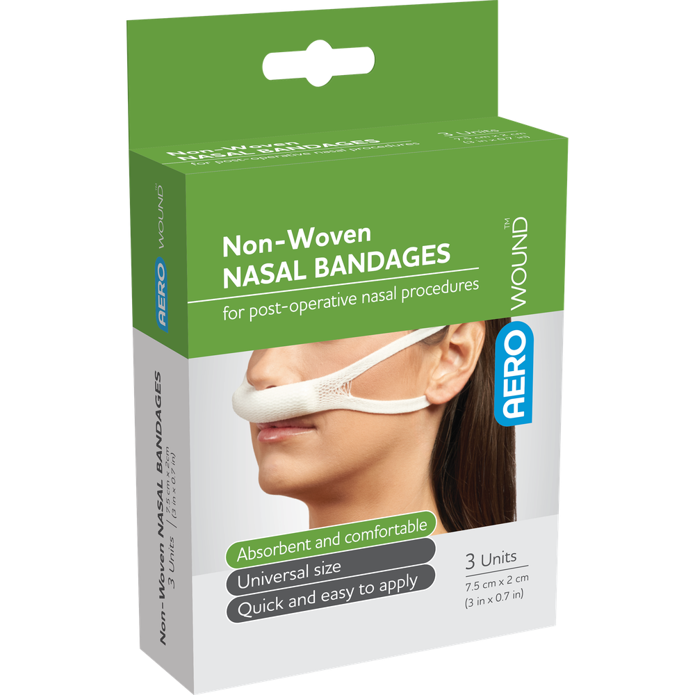 Aero Healthcare AeroWound Nasal Sling Bandage 3pk Box / 3