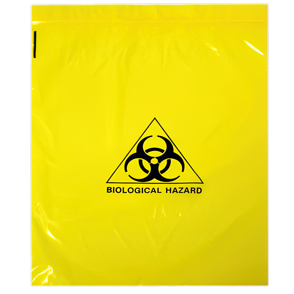 Aero Healthcare AEROHAZARD Biohazard Clinical Waste Bag 4L - Press Seal, 30um (250 x 300mm)