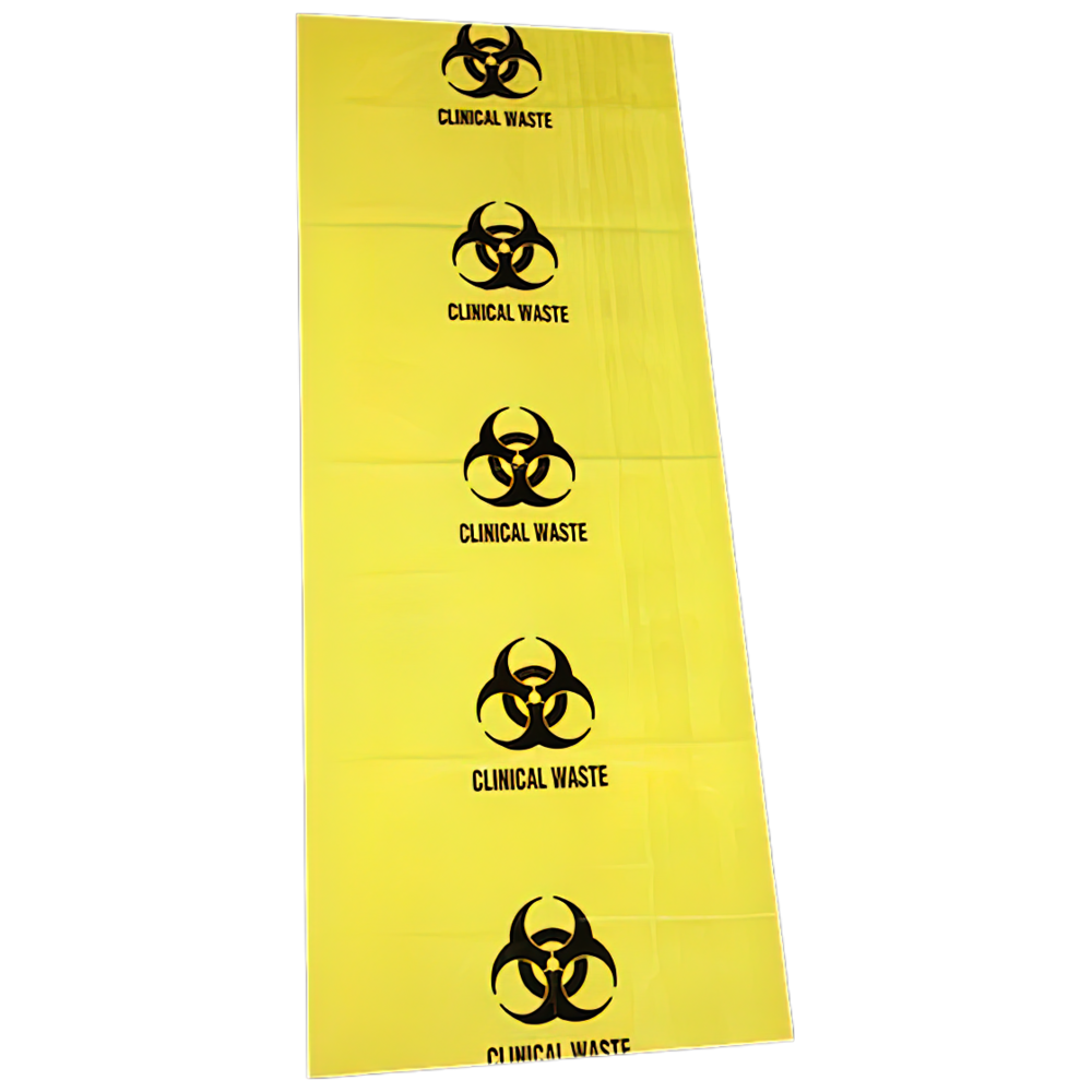 Aero Healthcare AEROHAZARD Biohazard Clinical Waste Bag 120L - 55um (490 x 1200mm)