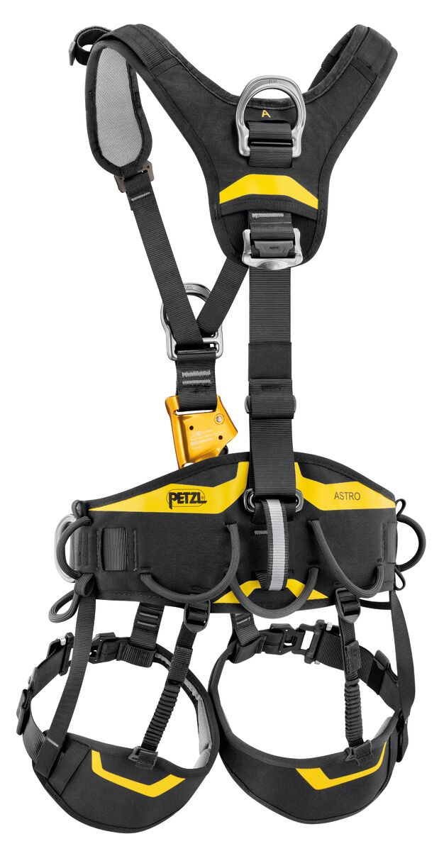 Petzl Astro Harness European Version (Black/Yellow)