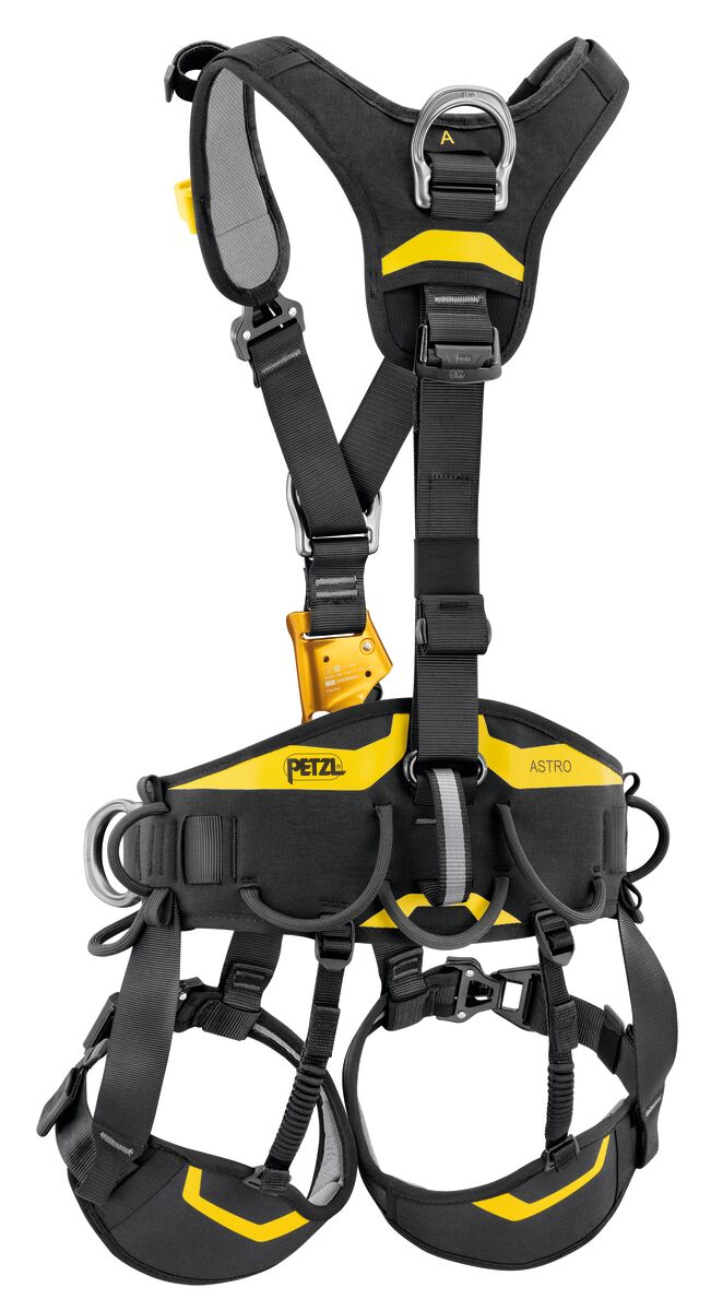 Petzl Astro Harness International Version (Black/Yellow)