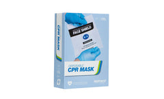 FastAid Resuscitation Face Shield, Disposable, With Valve, 1Pk