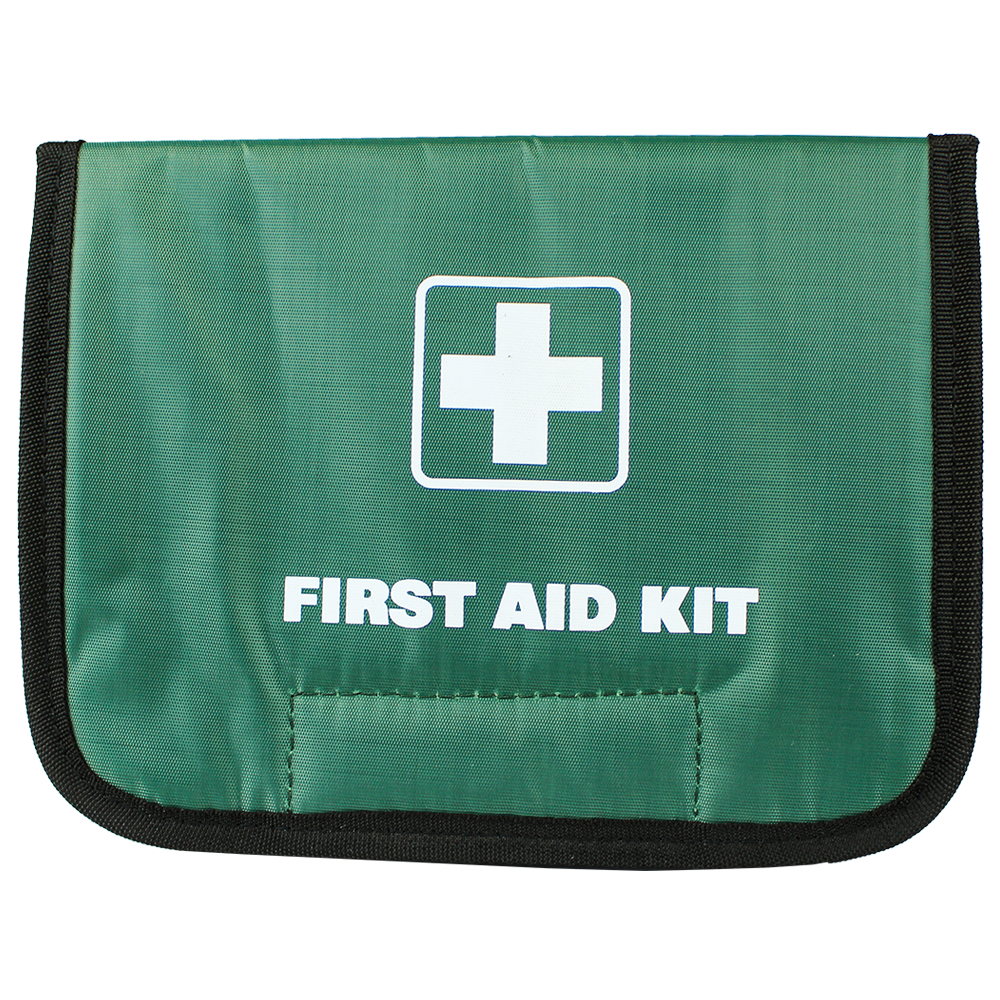 Aero Healthcare AEROBAG Green Fold-Over First Aid Bag 21.5 x 4.5 x 15.5cm