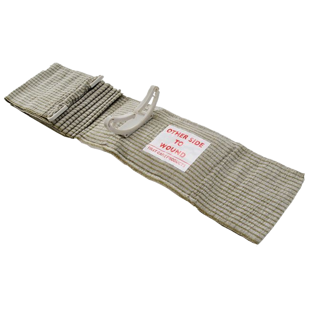 Aero Healthcare FIRSTCARE Military Trauma & Hemorrhage Control Bandage 10 x 17cm (Green)