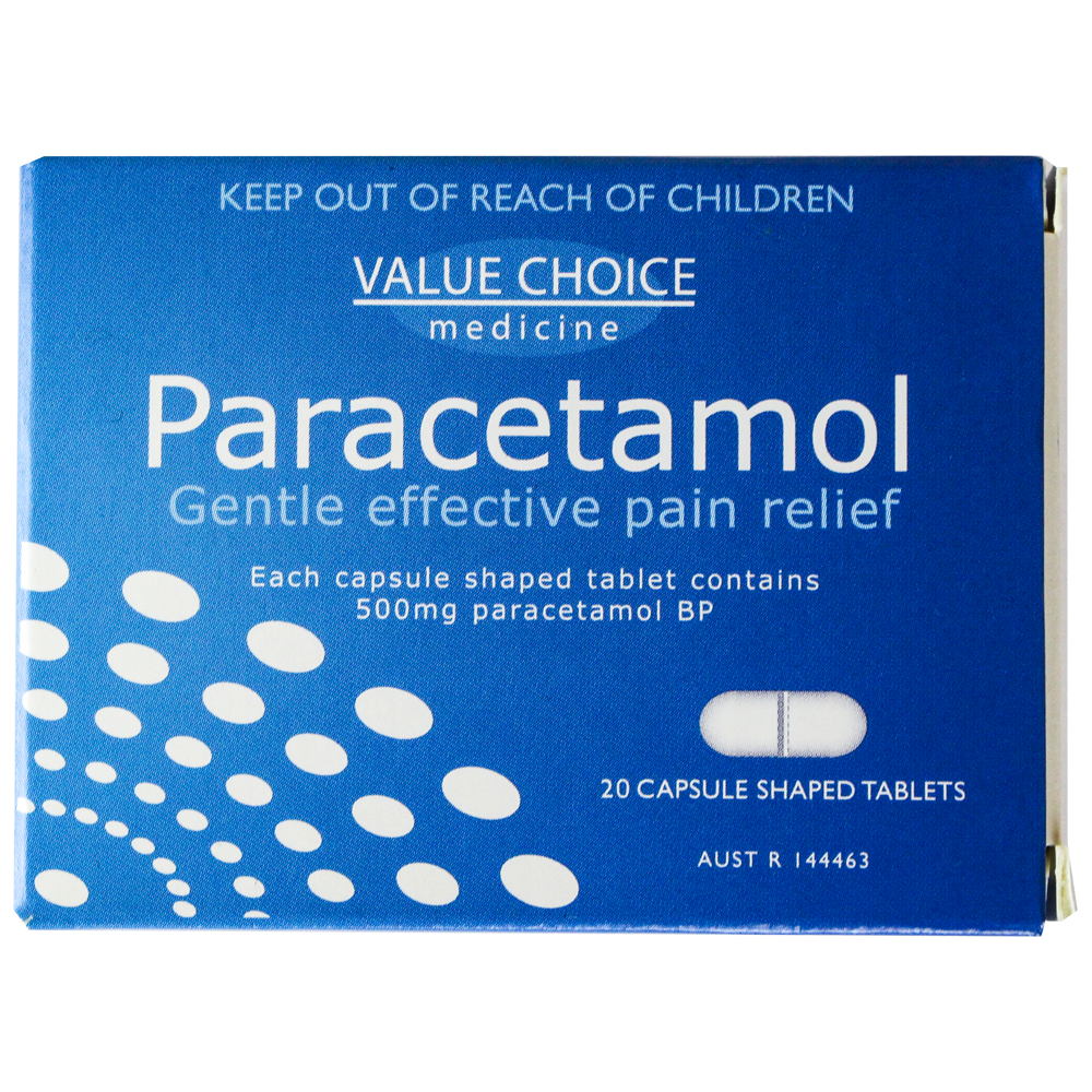 Aero Healthcare Paracetamol 500mg Tablets Box/20