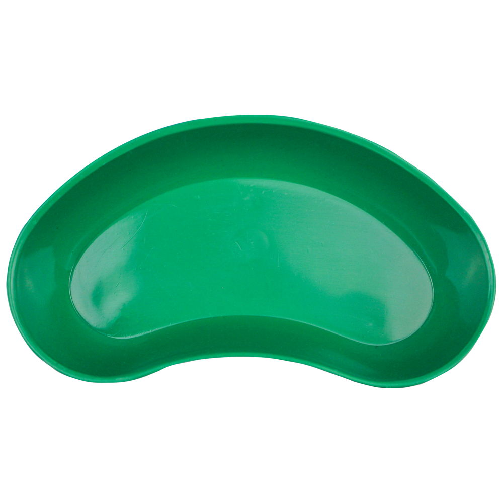 Aero Healthcare Disposable Green Plastic Kidney Dish 200mL