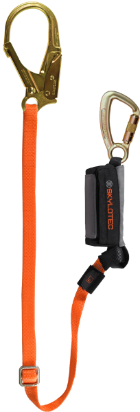 Skylotec Skysafe Pro Single Leg Shock Absorbing Lanyard 1.2 to 1.8m (L-AUS-0641)