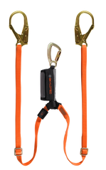 Skylotec Skysafe Pro Twin Leg Shock Absorbing Lanyard 1.2 to 1.8m (L-AUS-0642)