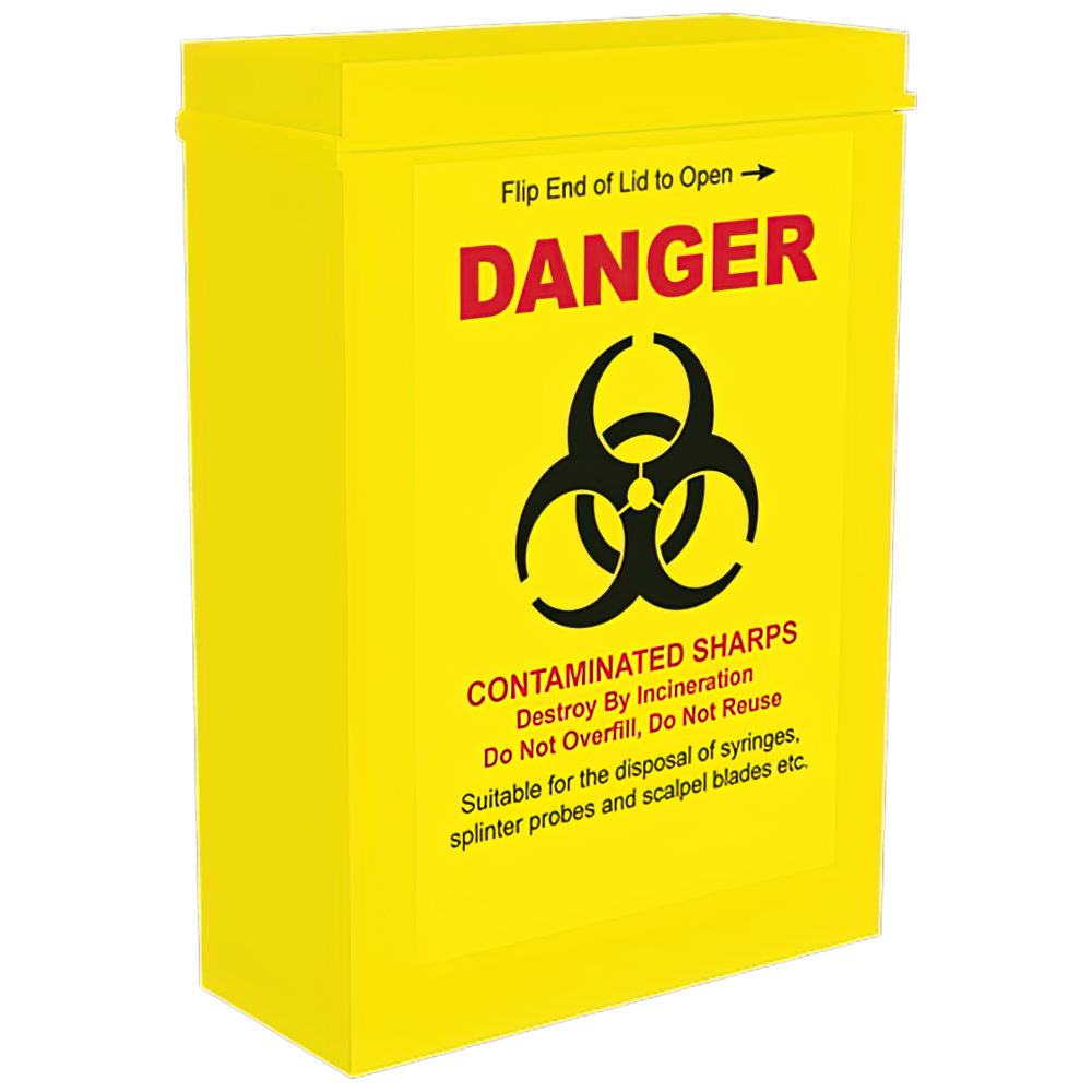Aero Healthcare AEROHAZARD Needle Disposal Unit 90mL