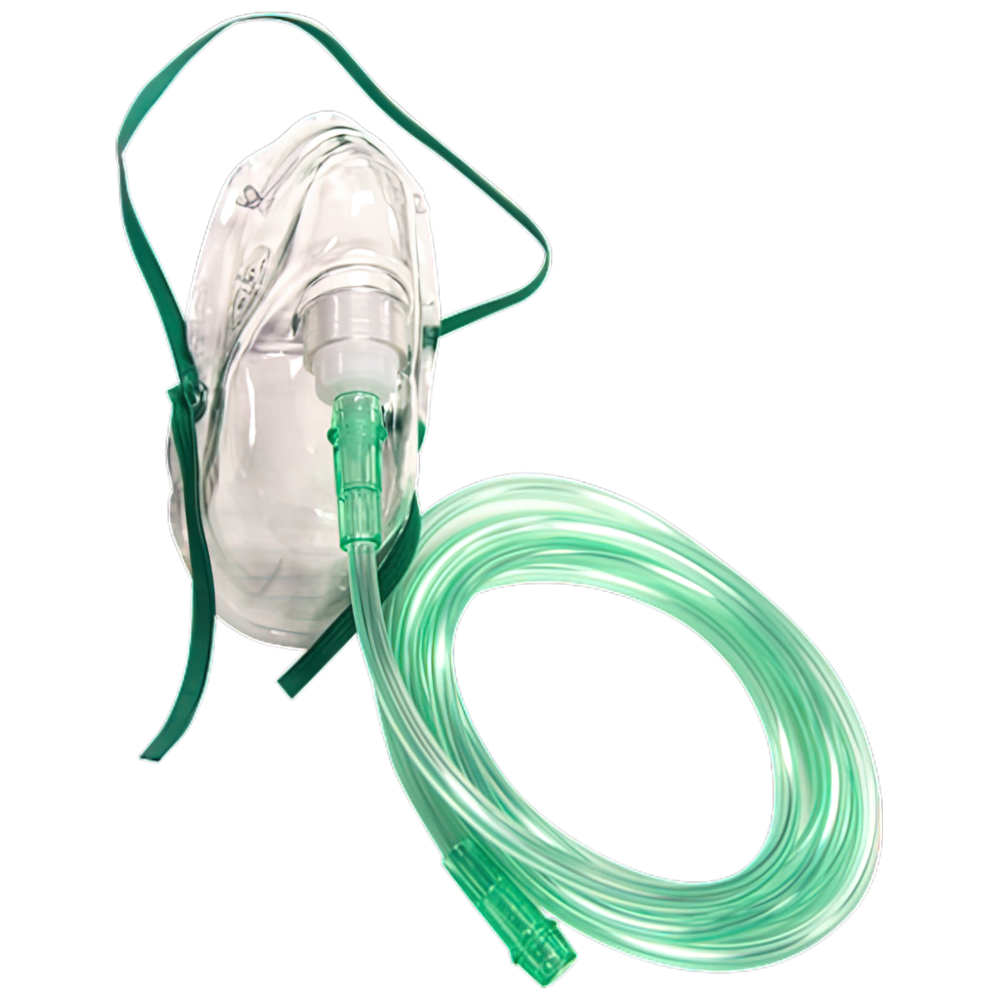Aero Healthcare Oxygen Therapy Mask with 2M Tubing - Adult
