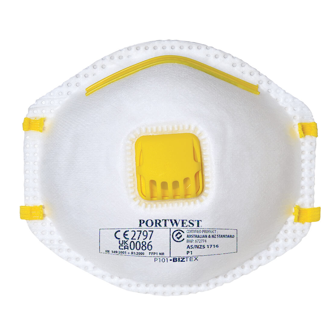 Portwest FFP1 Valved Dust Mist Respirator (Pk10)