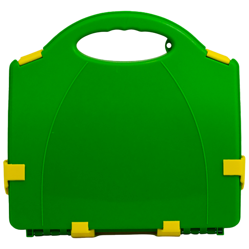 Aero Healthcare AEROCASE Medium Green and Yellow Neat Plastic Case 28 x 27 x 9.5cm (for AFAK4P)