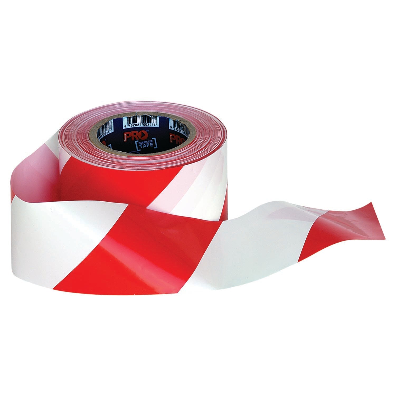 ProChoice Red/White Hazard Tape 100m x 75mm (RW10075)