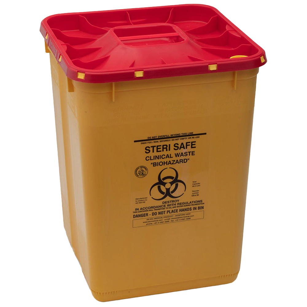 Aero Healthcare AEROHAZARD Sharps Disposal Container 60L