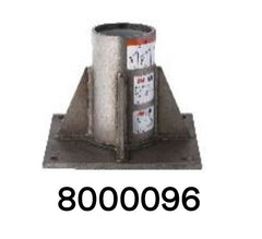 3M DBI-SALA Stainless Steel Floor Mount Base High Capacity (8000096)