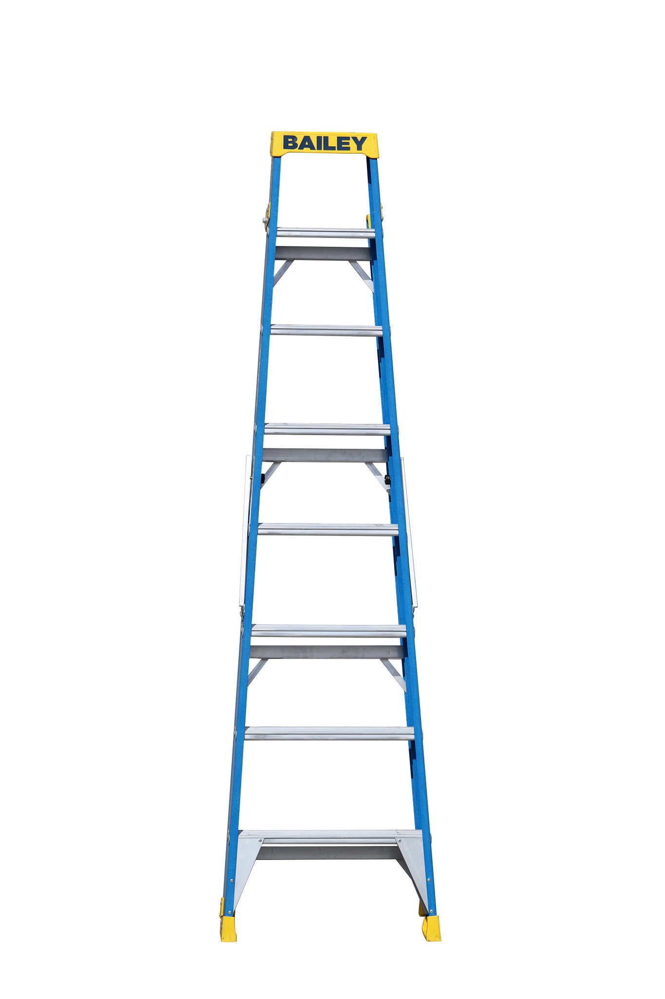 Bailey Ladders Pro Fibreglass Leansafe 8 150kg Industrial Punchlock - 2.4m