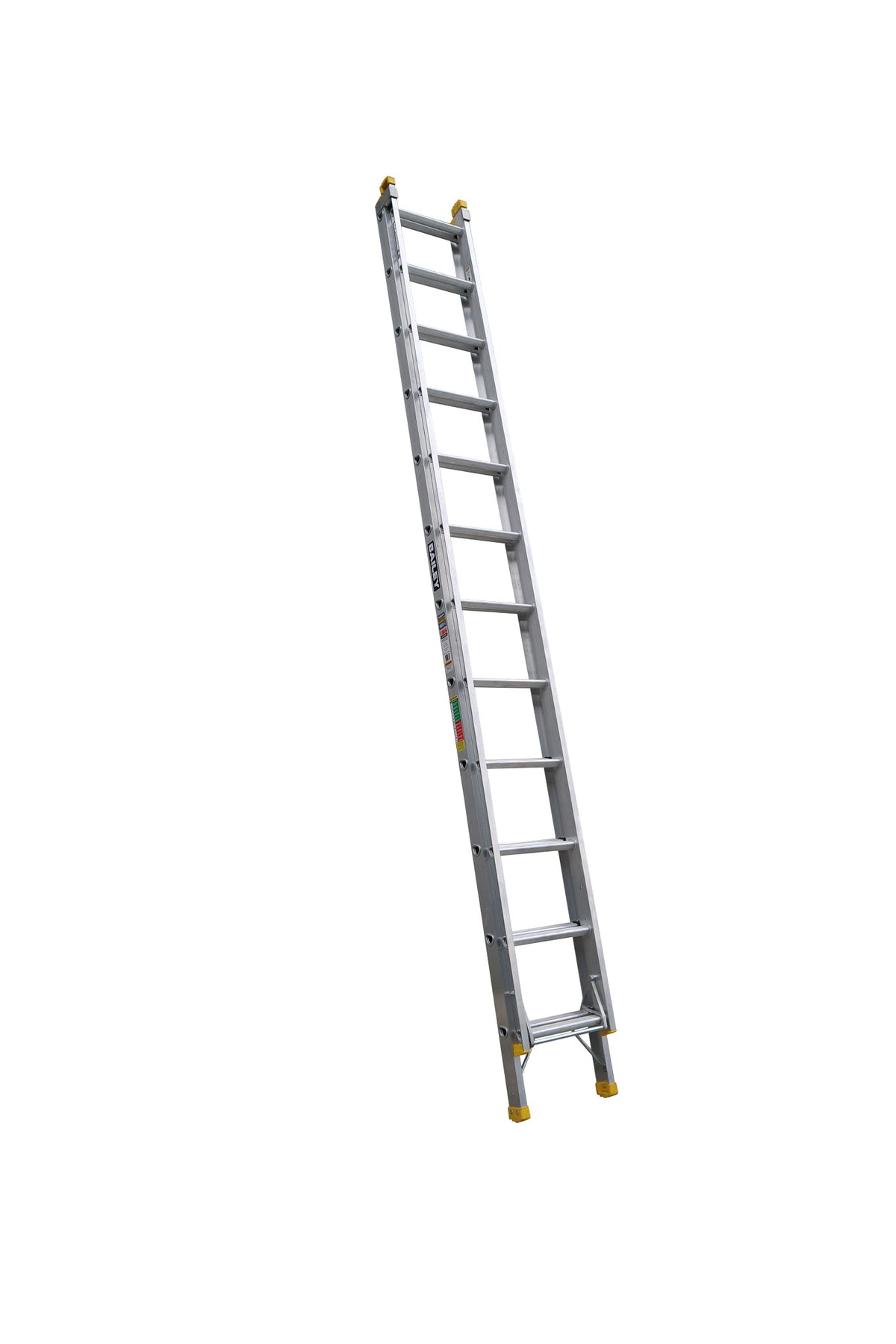 Bailey Ladders Pro Aluminium Extension 12 150kg Industrial Punchlock (3.7m/6.5m)