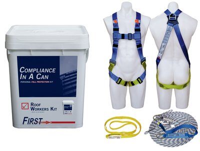 First Fall Protection Kits Compliance In A Can Roof Workers Kit (AA1000AU)