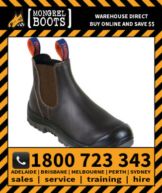 Size 10.5 Mongrel Claret Oil Kip Premium Elastic Sided Boot w/ Scuff Cap (545030)