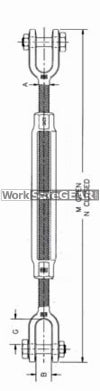 Jaw and Jaw Super Buckle 0.6kg 10mm (406010)