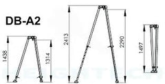 IKAR Rescue Access Tripod 2.42m -with 20m winch