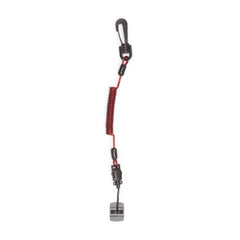 GRIPPS Non-Conductive Coil E-Tether With Poly Clip & E-Catch