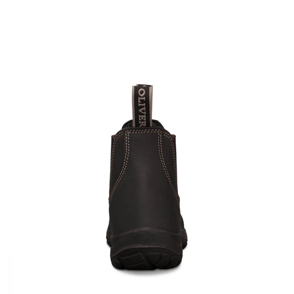 Oliver Black Elastic Sided Boot (26-620)