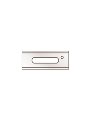 Martor Industrial Blade No. 869, Edges TiN-Coated, 0.40 mm (Pack Of 10)