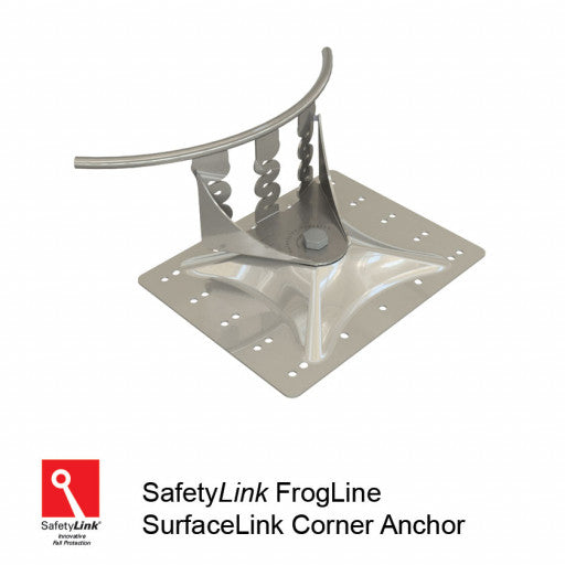 FrogLine SurfaceLink Corner Anchor - Aluminium Plate (STAT.FROGSAL003)