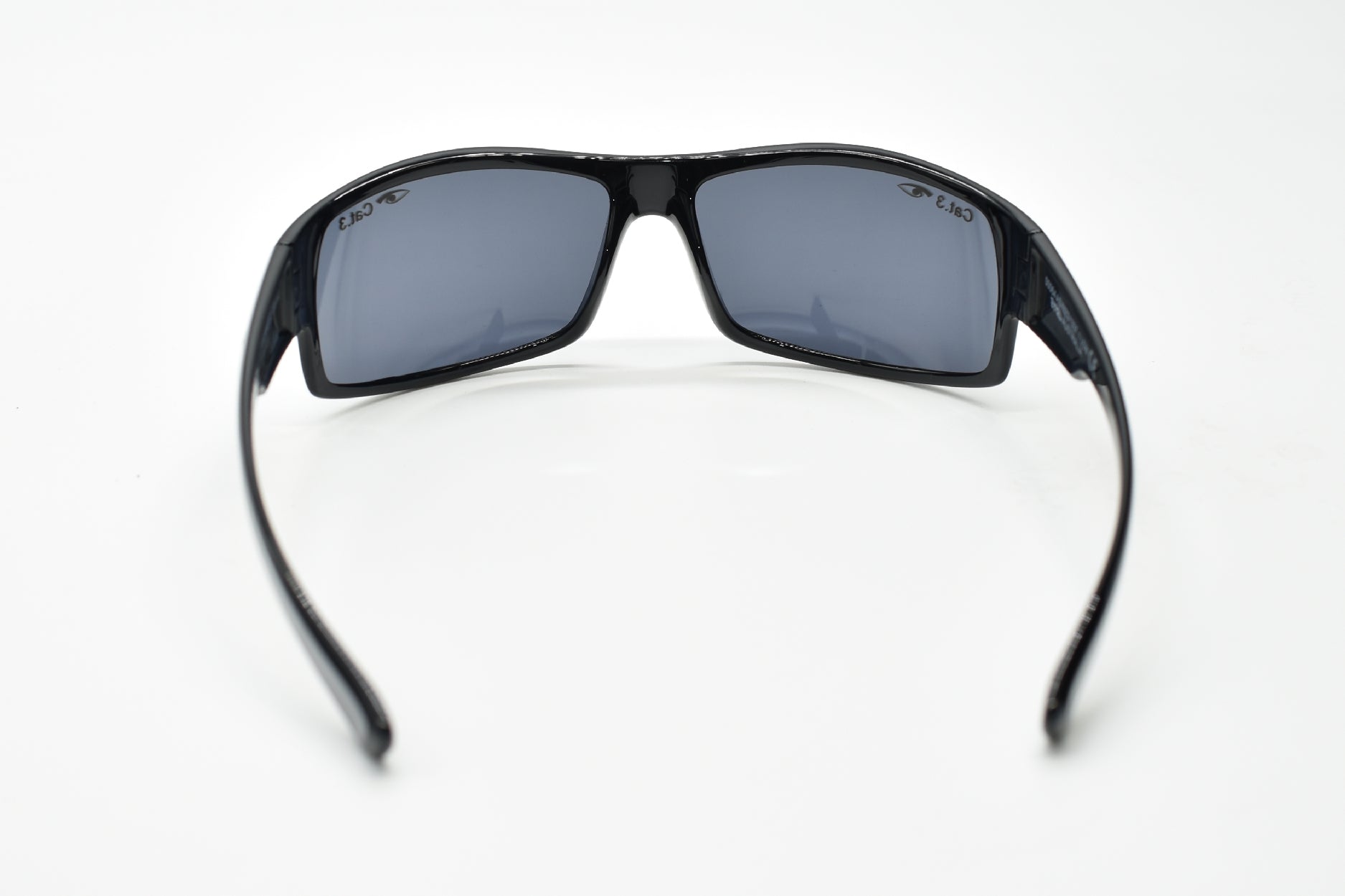 EYRES 4EVER Shiny Black & Silver Frame Grey Lens